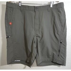 American Outdoorsman Shorts Adult Extra‎ Large Gray Utility Hiking Fishing